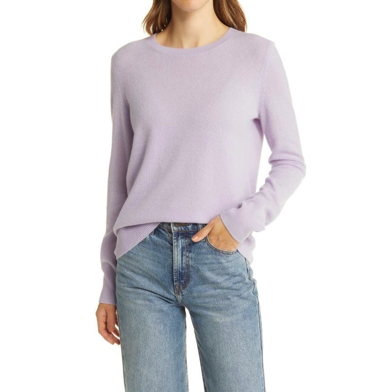 C By Bloomingdales Cashmere Sweater Womens Extra Small Xs Serenity Blue